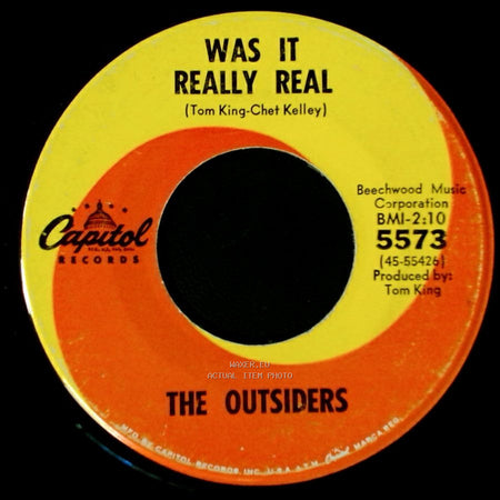 The Outsiders - Time Won't Let Me / Was It Really Real side B