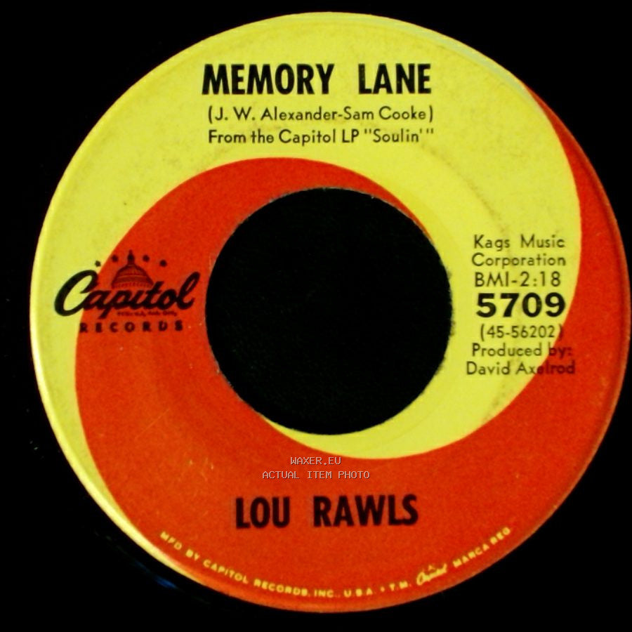 Lou Rawls - Love Is A Hurtin' Thing / Memory Lane side A