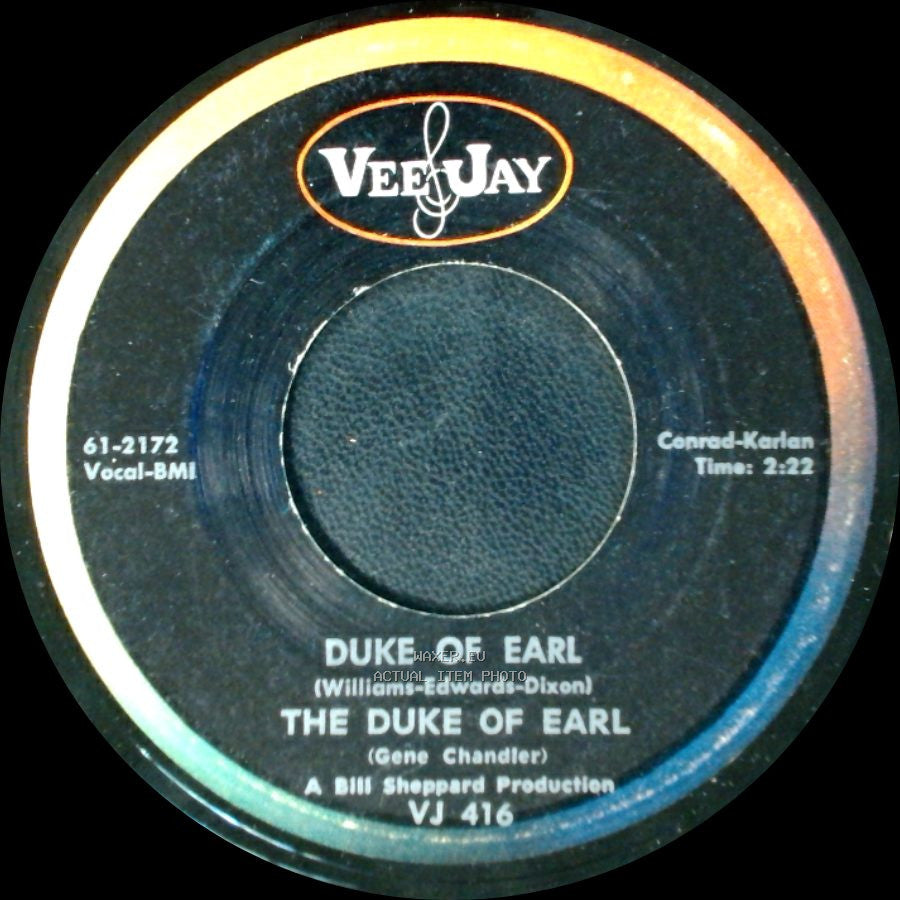 The Duke Of Earl - Kissin' In The Kitchen / The Duke Of Earl side B