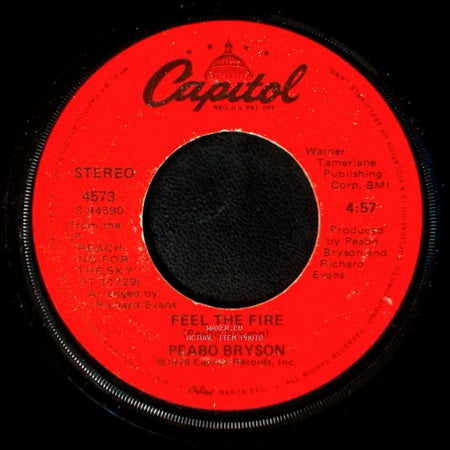 Peabo Bryson - Feel The Fire / A Fool Already Knows side A