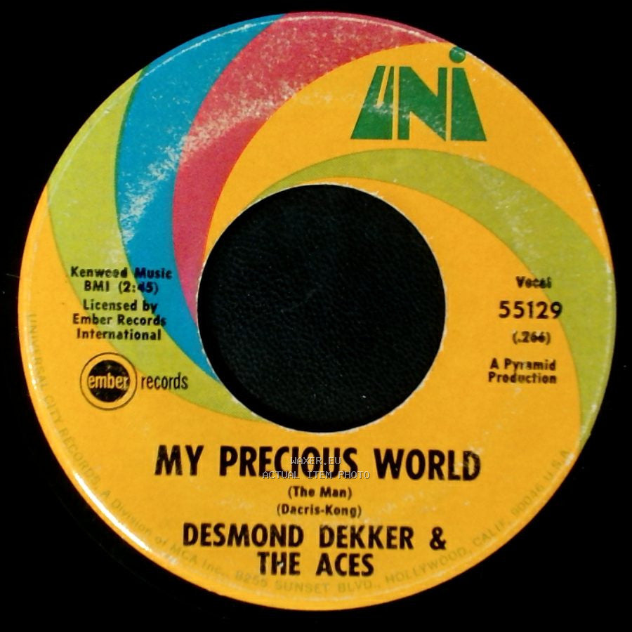 Desmond Dekker & The Aces - My Precious World / My Precious World side A