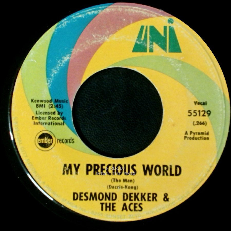 Desmond Dekker & The Aces - My Precious World / My Precious World side B
