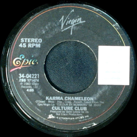 Culture Club - That's The Way (I'm Only Trying To Help You) / Karma Chameleon side B