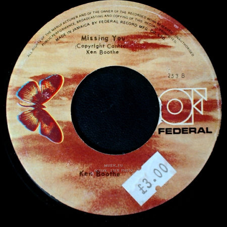 Ken Boothe - Missing You / Second Chance side A