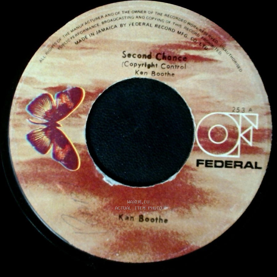 Ken Boothe - Missing You / Second Chance side B
