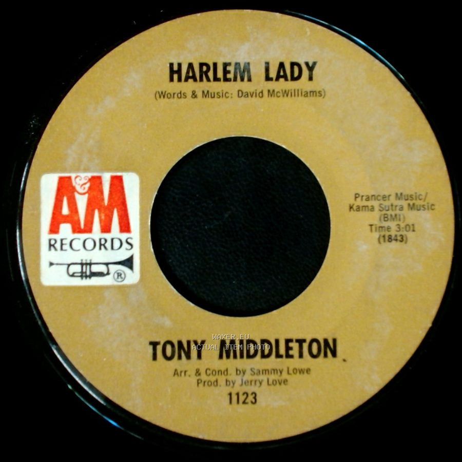 Tony Middleton - Harlem Lady / Sounds Of Goodbye side A
