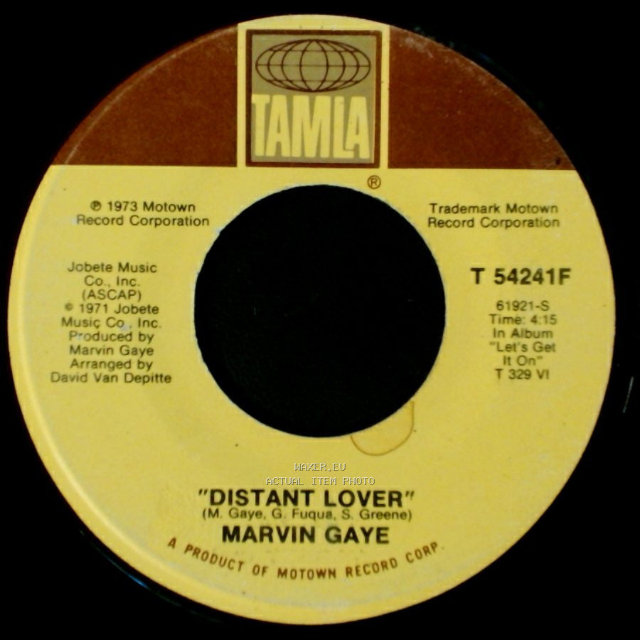 Marvin Gaye - "Come Get To This" / Distant Lover side B