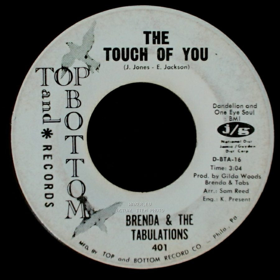 Brenda & The Tabulations - Stop Sneaking Around / The Touch Of You side B