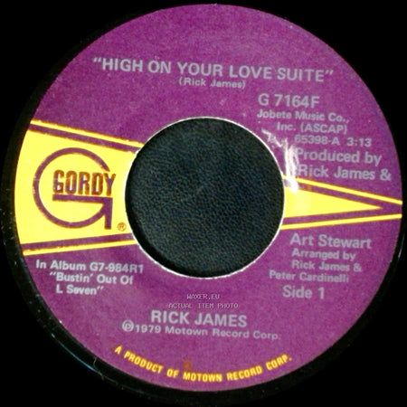 Rick James - High On Your Love Suite / Stone City Band, Hi! side A
