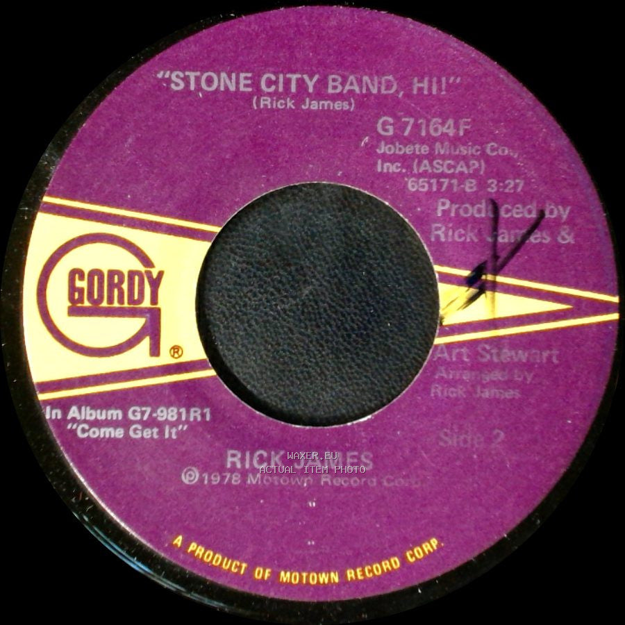 Rick James - High On Your Love Suite / Stone City Band, Hi! side B