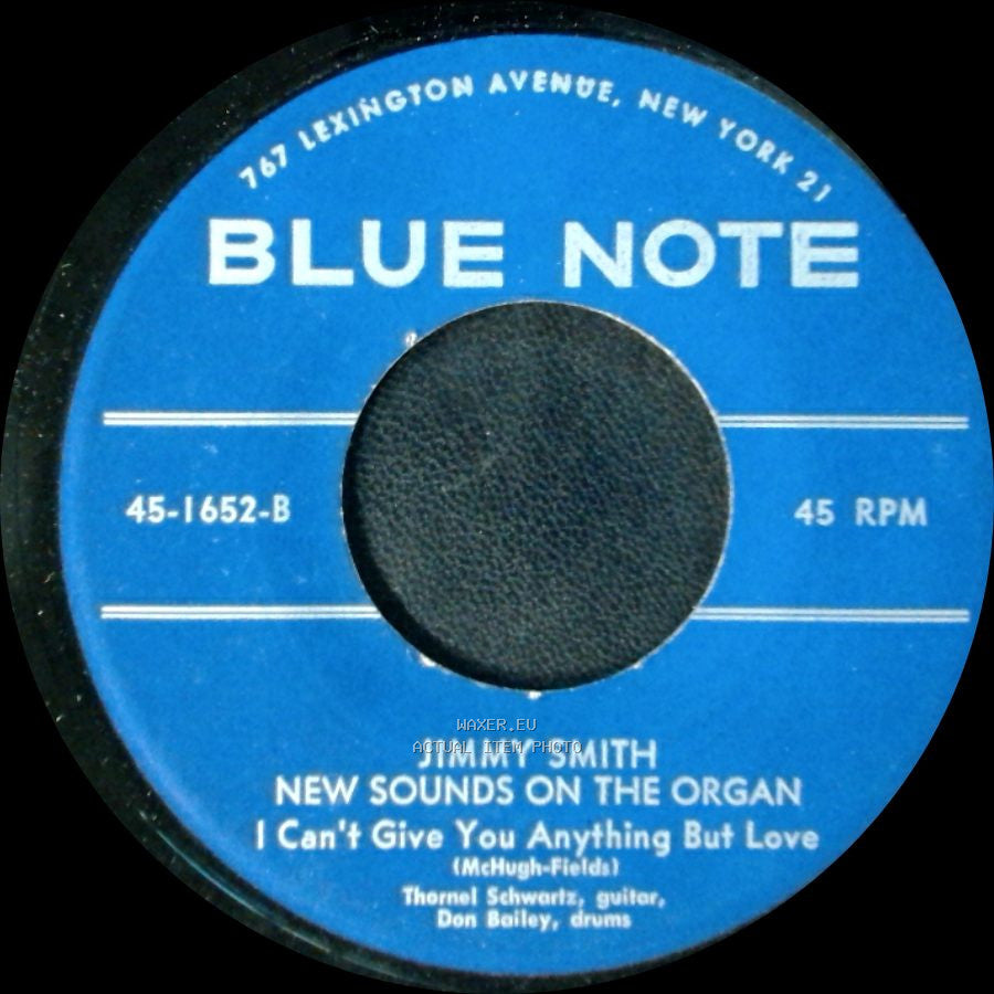 Jimmy Smith - I Cover The Waterfront / New Sounds On The Organ / I Can't Give You Anything But Love side B