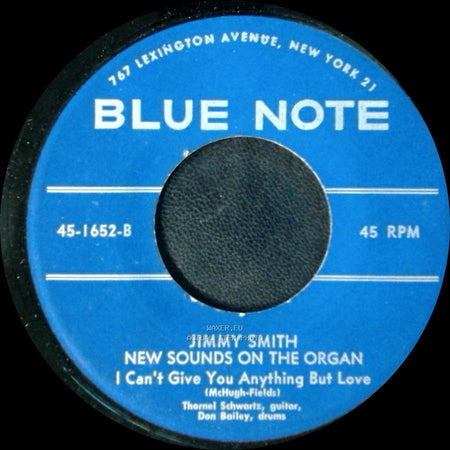 Jimmy Smith - I Cover The Waterfront / New Sounds On The Organ / I Can't Give You Anything But Love side B