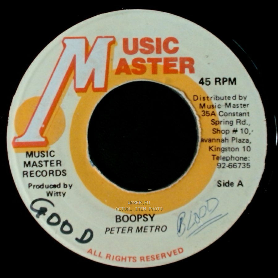 Peter Metro - Boopsy / Version side A