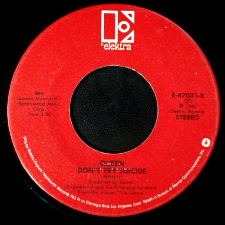 Queen - Another One Bites The Dust / Don't Try Suicide side B