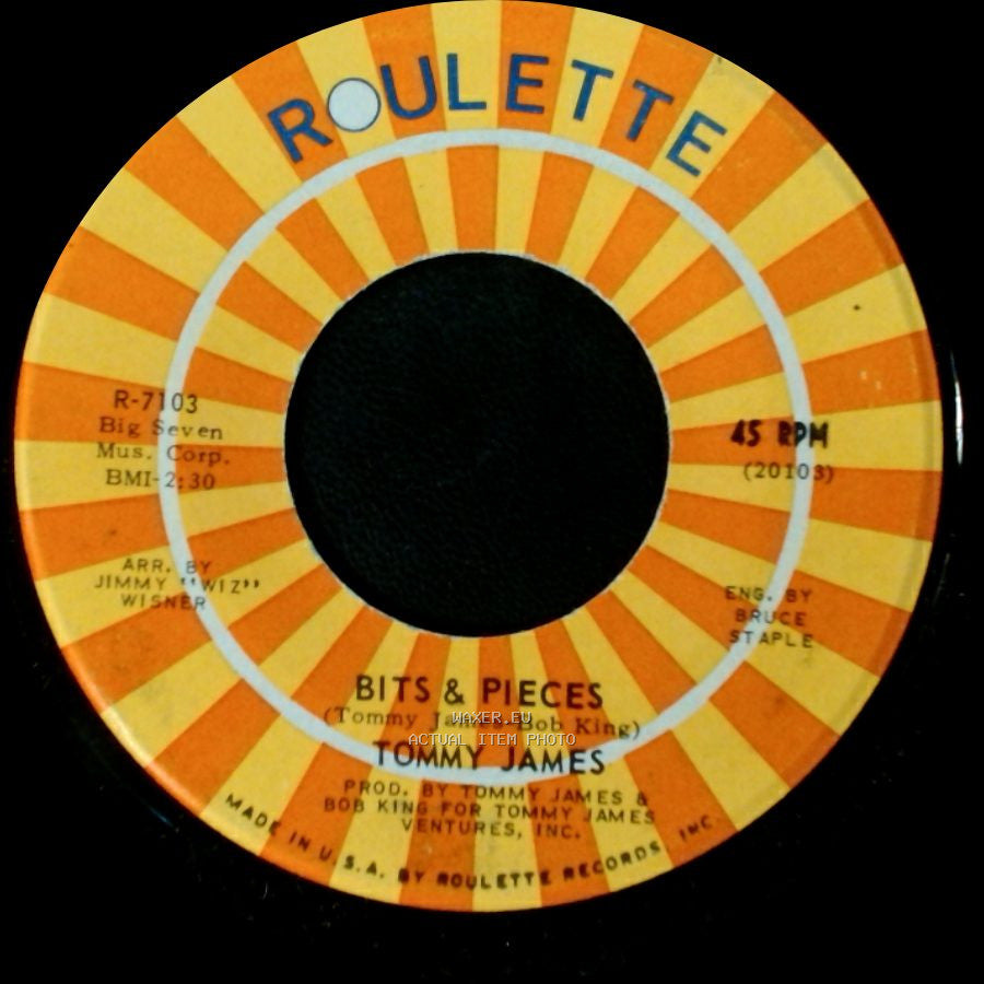 Tommy James - Bits & Pieces / Draggin' The Line side A