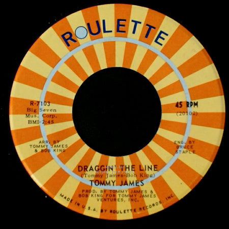 Tommy James - Bits & Pieces / Draggin' The Line side B