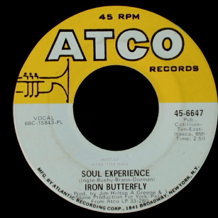 Iron Butterfly - Soul Experience / In The Crowds side A