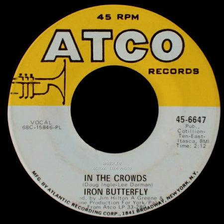 Iron Butterfly - Soul Experience / In The Crowds side B