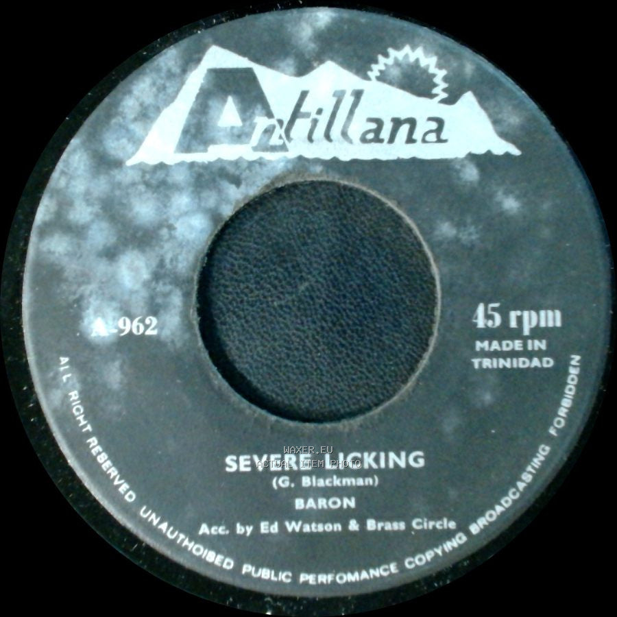 Baron - Too Late / Severe Licking side B