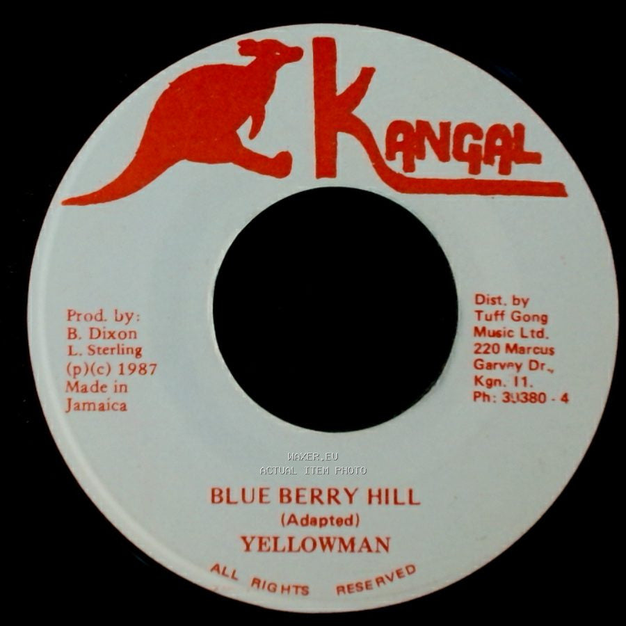 Yellowman - Blue Berry Hill / Version side A
