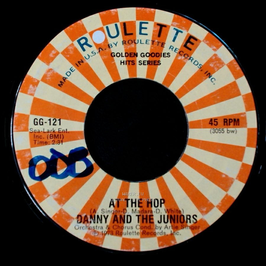 Danny And The Juniors - At The Hop / Rock & Roll Is Here To Stay side A