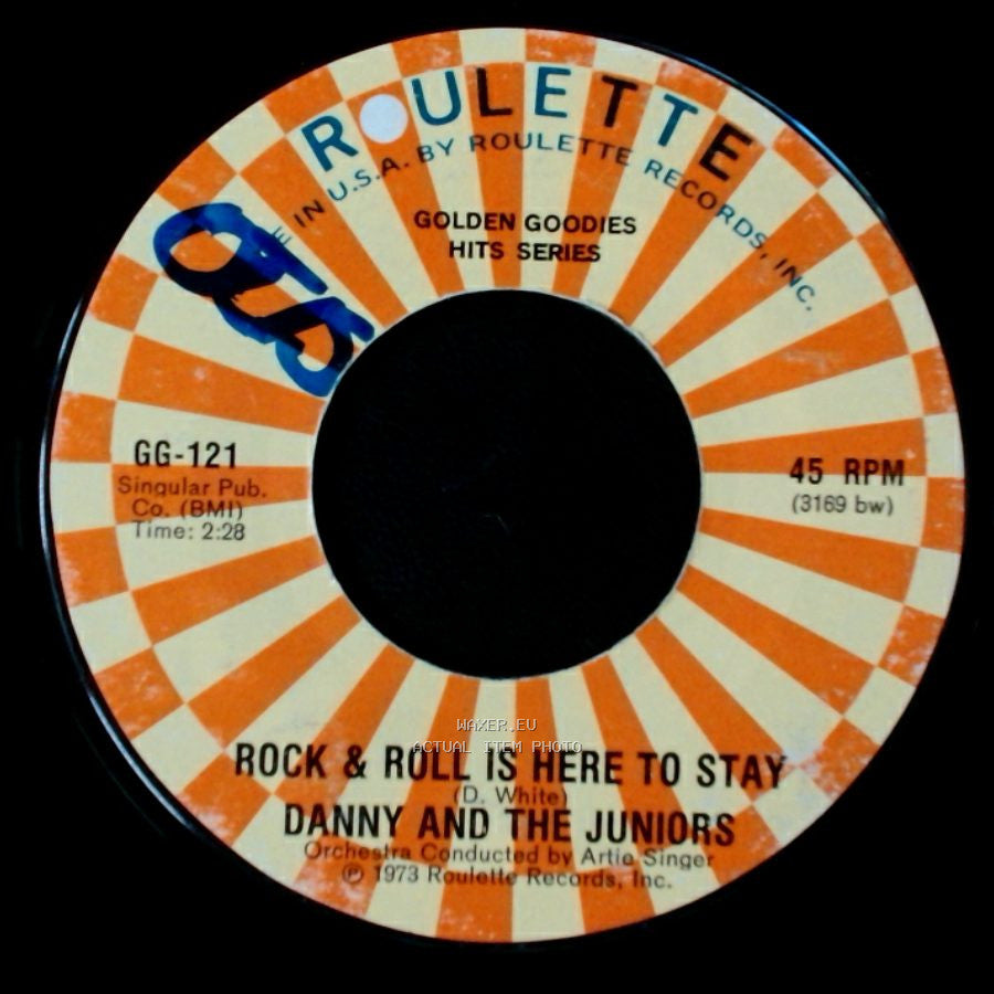 Danny And The Juniors - At The Hop / Rock & Roll Is Here To Stay side B