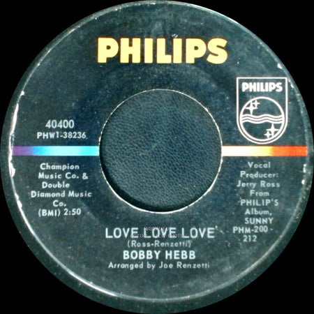Bobby Hebb - Love Love Love / A Satisfied Mind side A