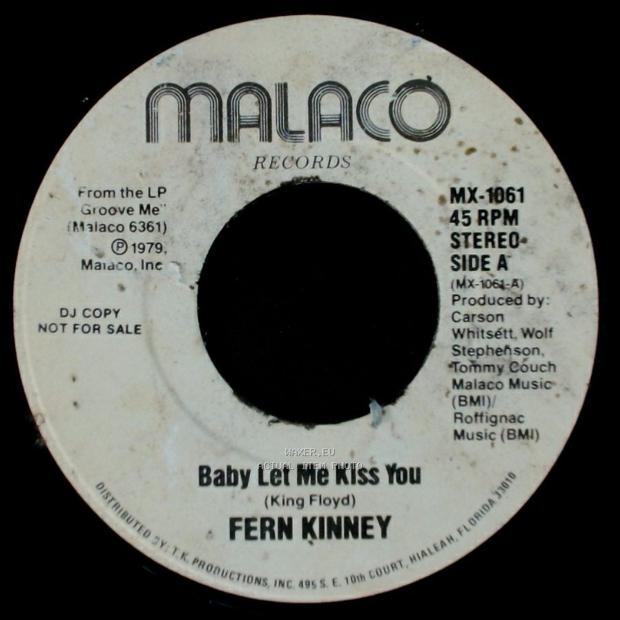 Fern Kinney - Baby Let Me Kiss You / Together We Are Beautiful side A
