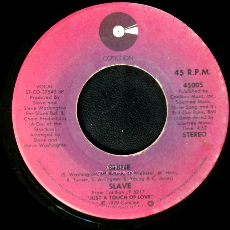 Slave - Just A Touch Of Love / Shine side B