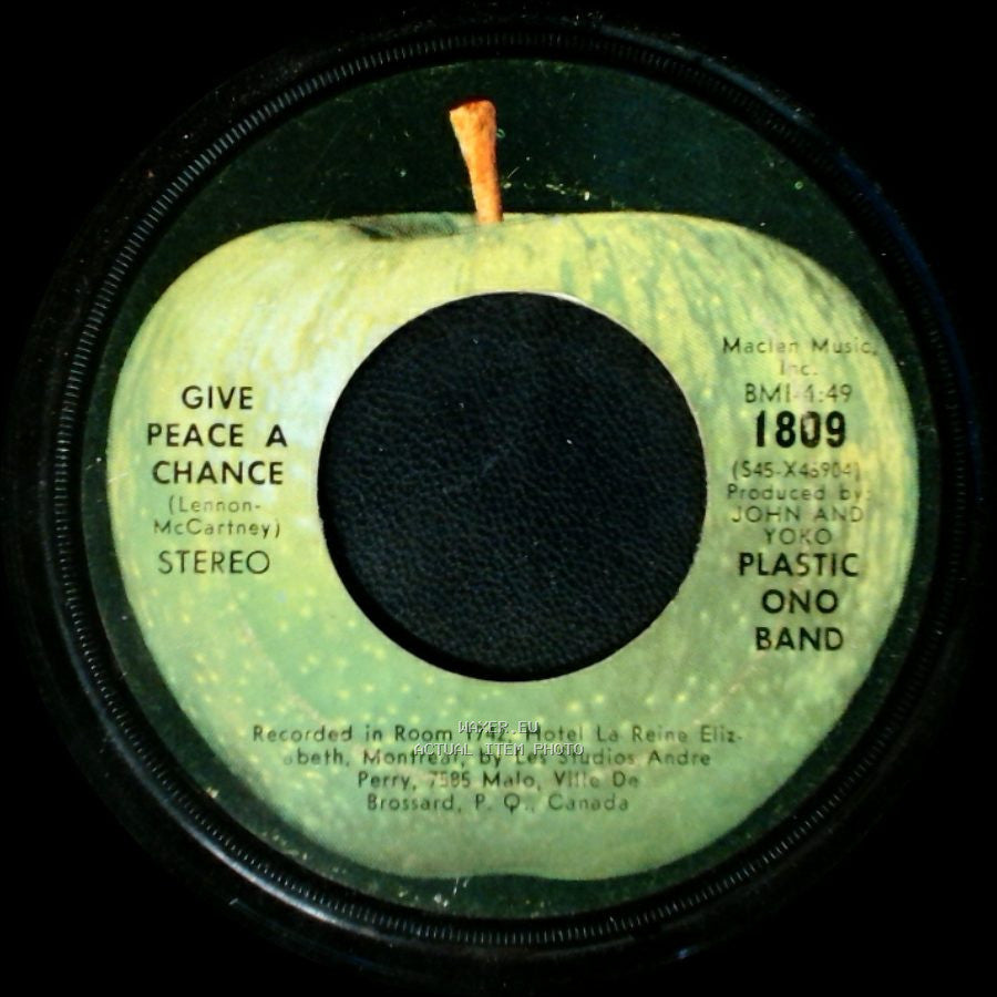 Plastic Ono Band - Give Peace A Chance / Remember Love side A
