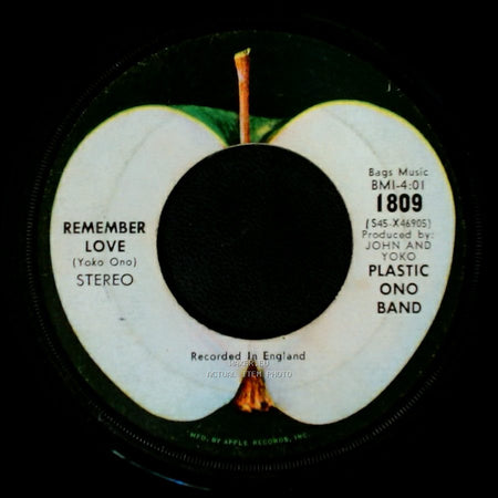 Plastic Ono Band - Give Peace A Chance / Remember Love side B