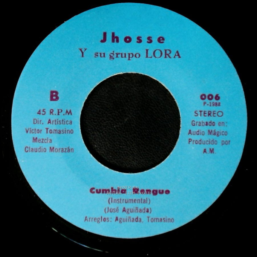 Jhosse Y Su Grupo Lora - Cumbia Rongue / Cumbia Rongue side A