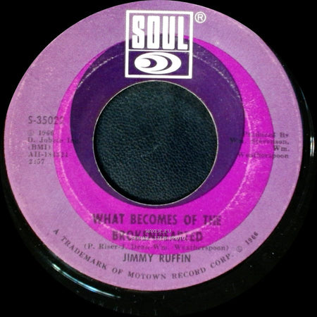 Jimmy Ruffin - Baby I've Got It / What Becomes Of The Brokenhearted side B
