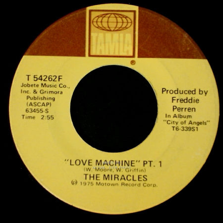 The Miracles - Love Machine Pt. 1 / Love Machine Pt. 2 side A