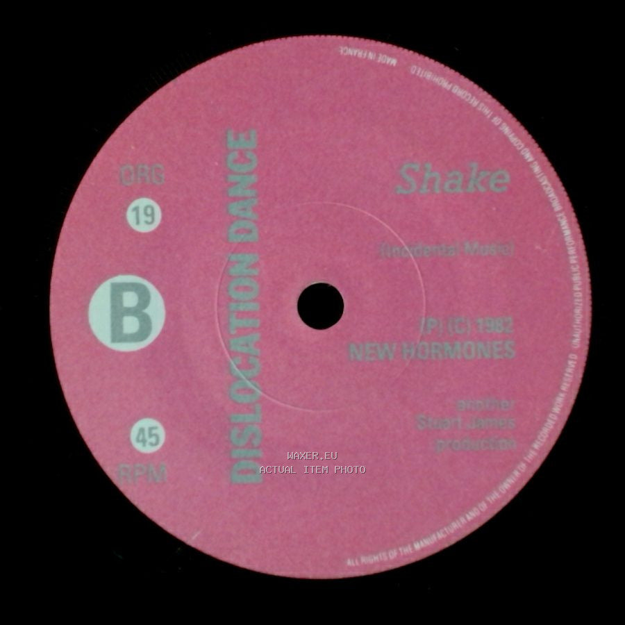 New Hormones - Dislocation Dance / Shake side B