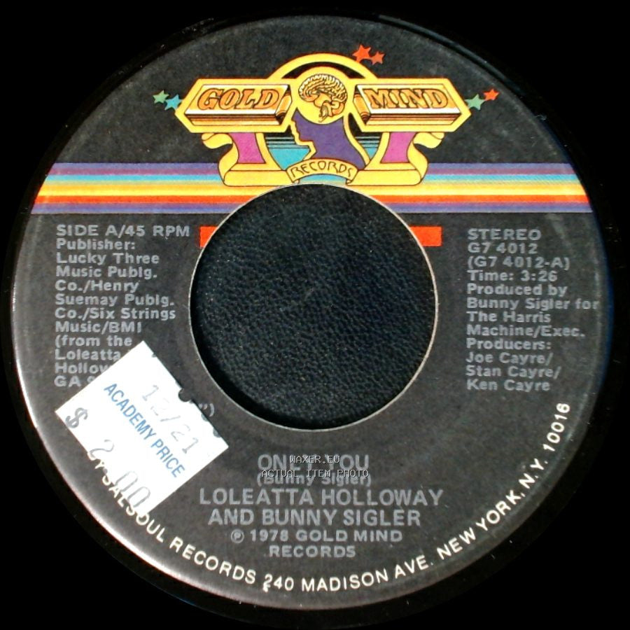 Loleatta Holloway And Bunny Sigler / Loleatta Holloway - Only You / Good Good Feeling side A