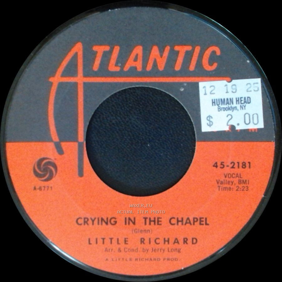 Little Richard - Crying In The Chapel / Hole In The Wall side A