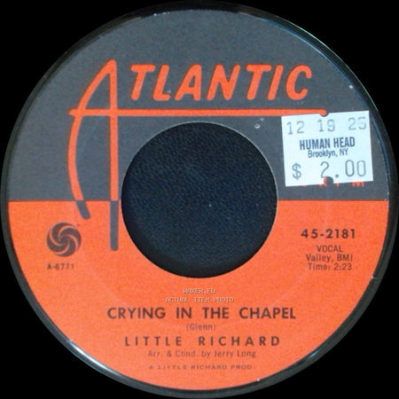 Little Richard - Crying In The Chapel / Hole In The Wall side A