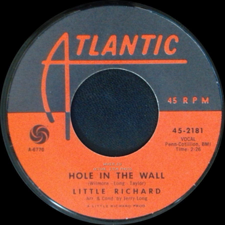 Little Richard - Crying In The Chapel / Hole In The Wall side B