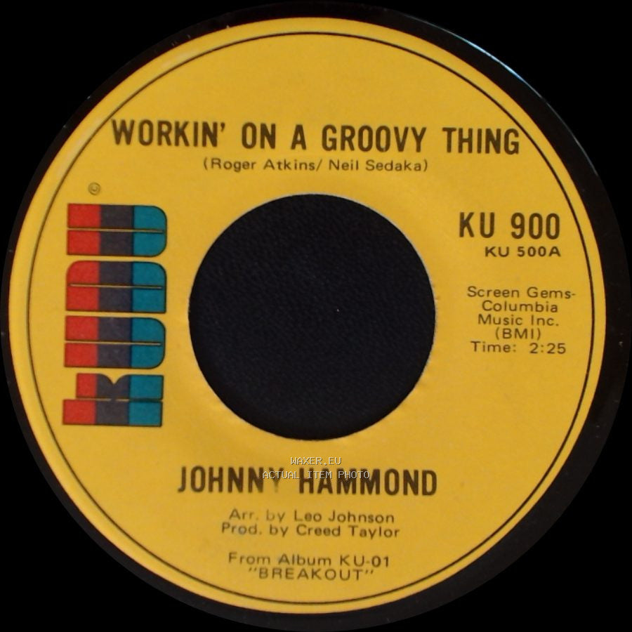 Johnny Hammond - It's Too Late / Workin' On A Groovy Thing side B