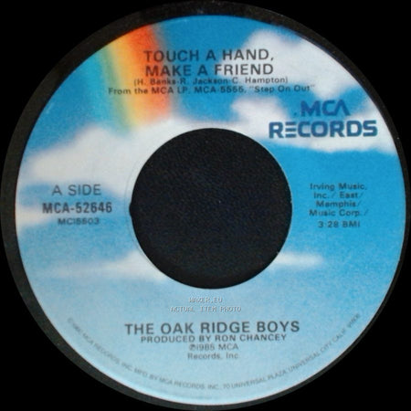 The Oak Ridge Boys - Touch A Hand, Make A Friend / Only One I Love side A