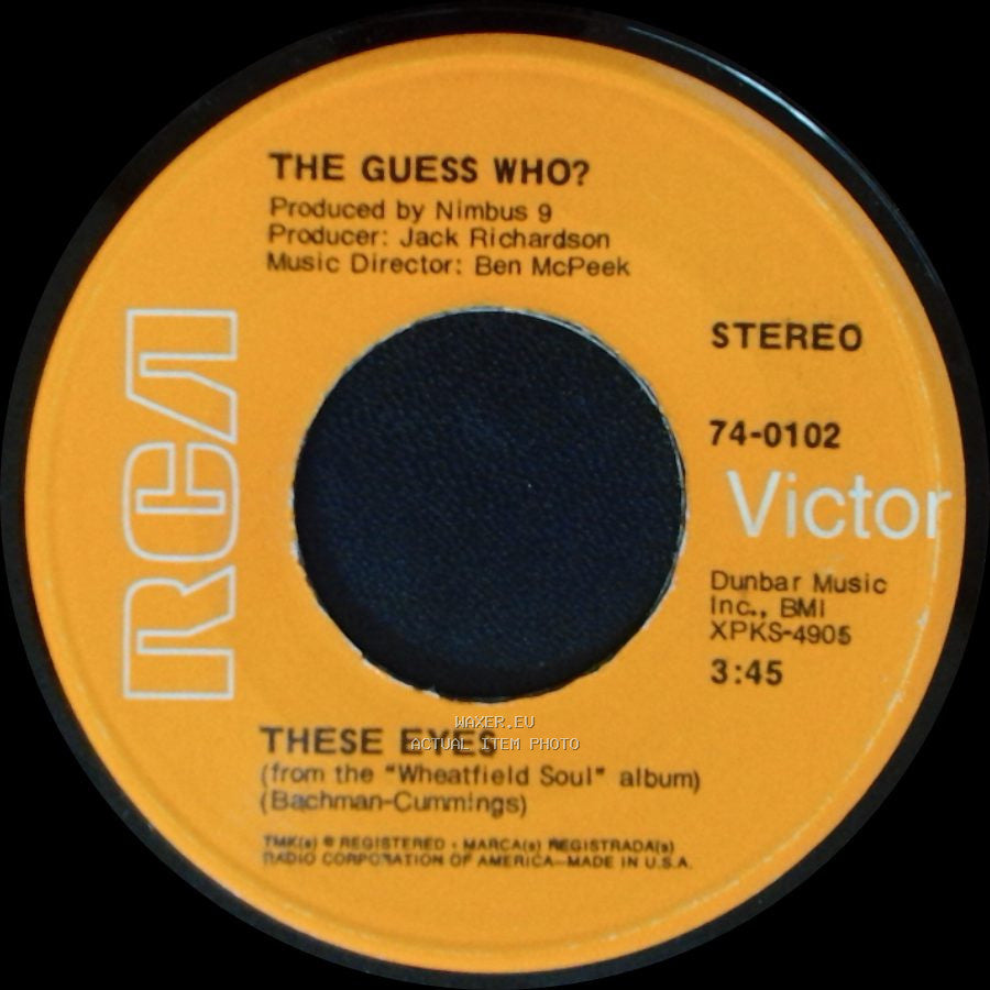 The Guess Who? - Lightfoot / These Eyes side B