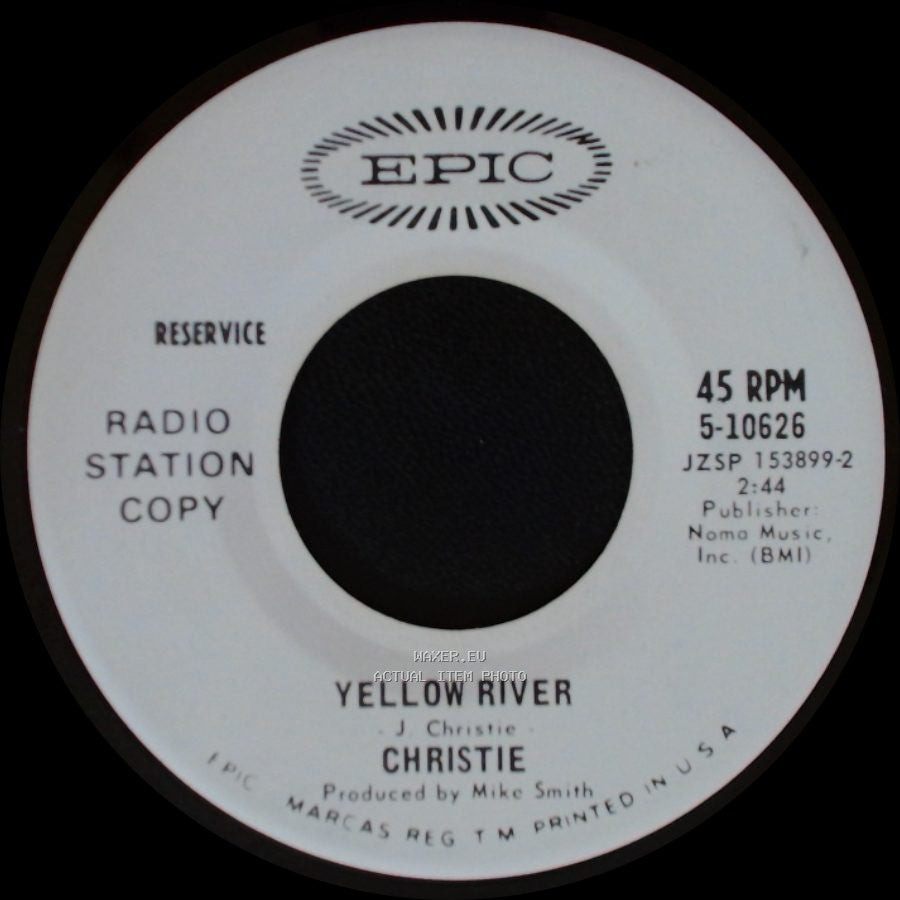 Christie - Yellow River / Yellow River side B