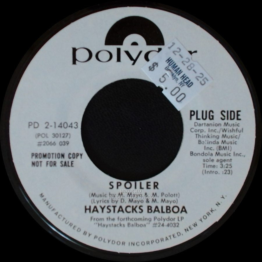 Haystacks Balboa - Spoiler / Bruce's Twist side A