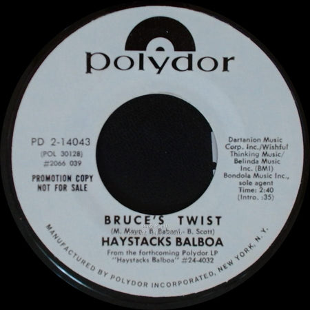 Haystacks Balboa - Spoiler / Bruce's Twist side B