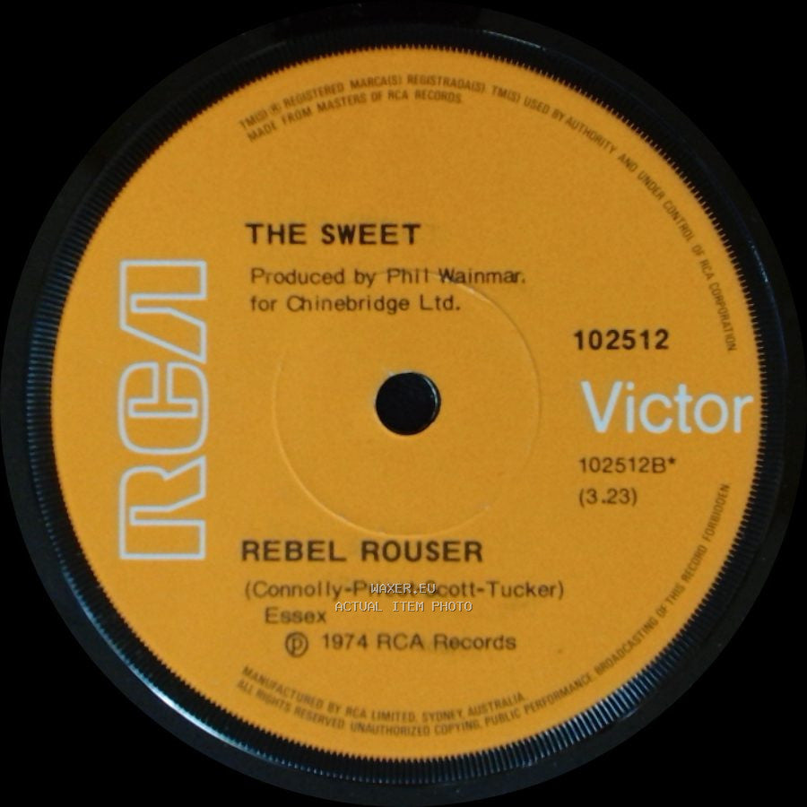 The Sweet - Rebel Rouser / Peppermint Twist side A