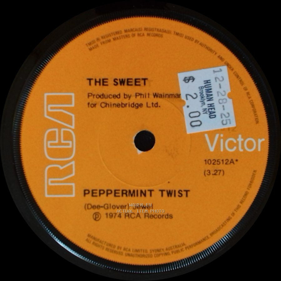 The Sweet - Rebel Rouser / Peppermint Twist side B