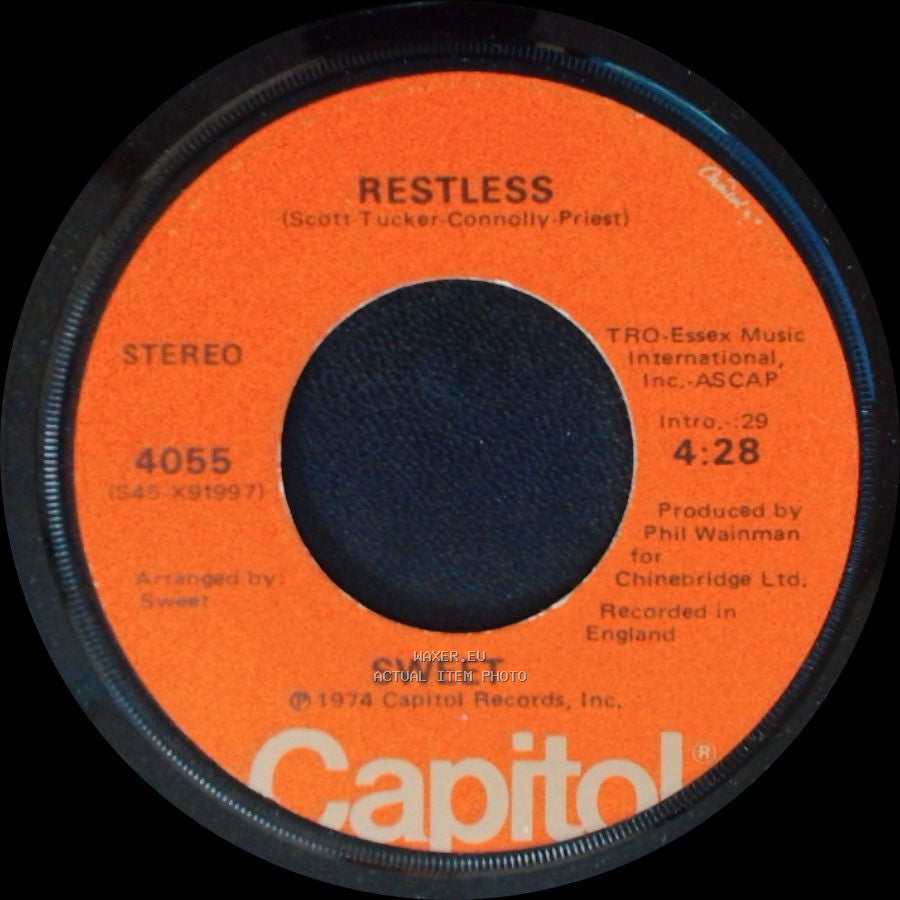 Sweet - Restless / Ballroom Blitz side A