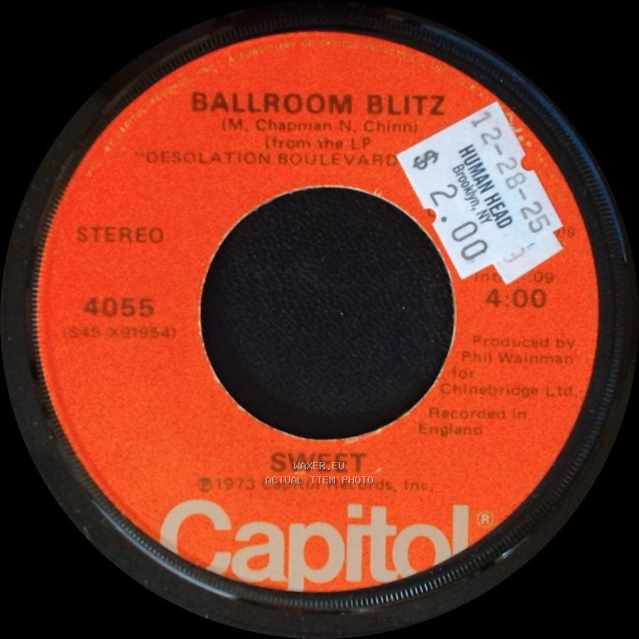 Sweet - Restless / Ballroom Blitz side B