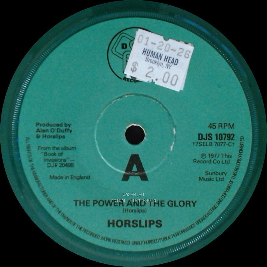 Horslips - Sir Festus Burke / The Power And The Glory side B